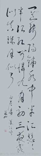 崔天多 4尺对开《白居易 暮江吟》